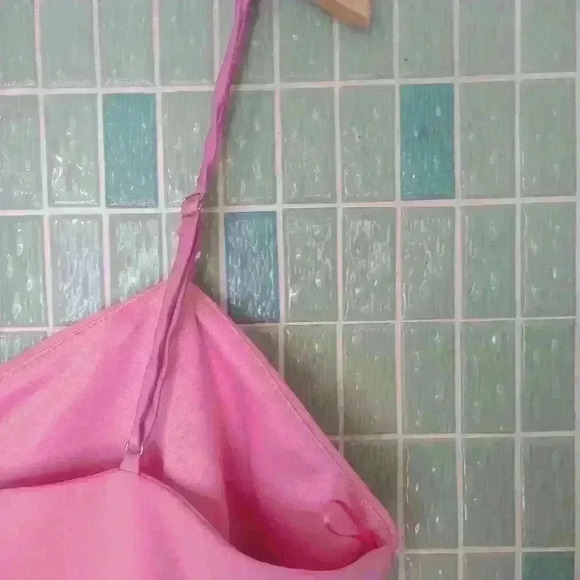 Zara Plus Size Short Strap Dress with Built in Shorts Barbie Pink - Picture 9 of 15